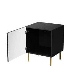 JUNGLE natbord (2 stk = 1 sæt) Sort mat/Sort mat