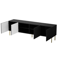 JUNGLE TV bord 190cm - Sort mat