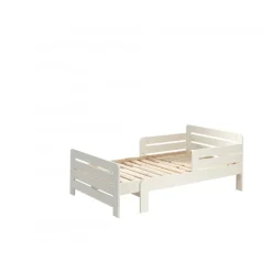 Juniorseng 90 cm justerbar – Jumper, hvid (140/160/200 cm)