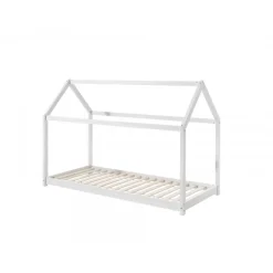 Juniorseng husform 90 x 200 cm – hvid (Cabane)