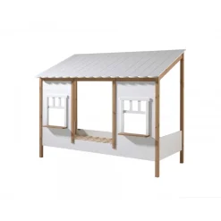 Juniorseng husform 90 x 200 cm – hvid