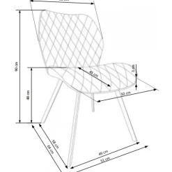 K360 Spisebordsstol - Beige