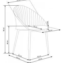 K357 Spisebordsstol - Beige