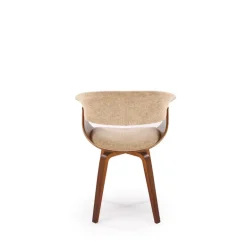 K545 Spisebordsstol - Beige & Valnød