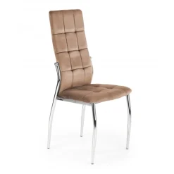 K416 Spisebordsstol - Beige velour