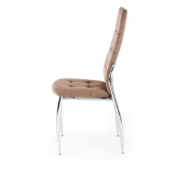 K416 Spisebordsstol - Beige velour