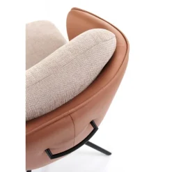 K554 Spisebordsstol - Brun / Beige