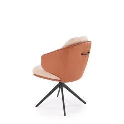 K554 Spisebordsstol - Brun / Beige