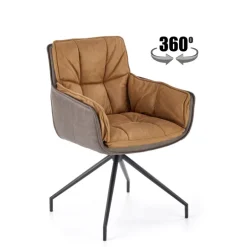 K523 Spisebordsstol - Brun / mørkeBrun