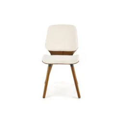 K511 Spisebordsstol - Creme / Valnød