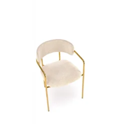 K537 Spisebordsstol - Cremefarvet