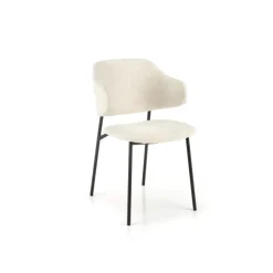 K497 Spisebordsstol - Cremefarvet