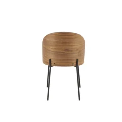 K451 Spisebordsstol - Grå / lys Valnød