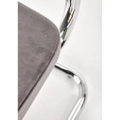 K504 Spisebordsstol - Grå / Sort