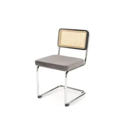 K504 Spisebordsstol - Grå / Sort