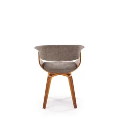 K545 Spisebordsstol - Grå / Valnød