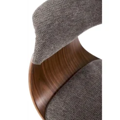 K545 Spisebordsstol - Grå / Valnød