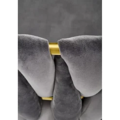 K517 Spisebordsstol - Grå Velour