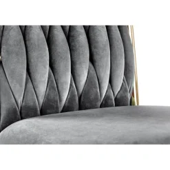 K436 Spisebordsstol - Grå/guld