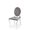 K555 Spisebordsstol - Grå/sølv