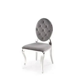 K555 Spisebordsstol - Grå/sølv