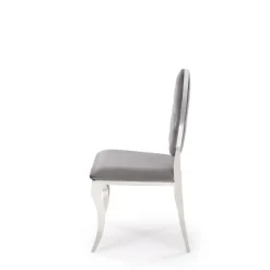 K555 Spisebordsstol - Grå/sølv
