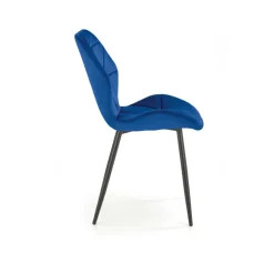 K453 Spisebordsstol - mørkeblå