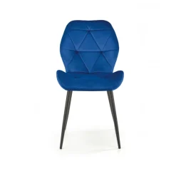 K453 Spisebordsstol - mørkeblå