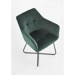 K377 Spisebordsstol - Mørkegrøn