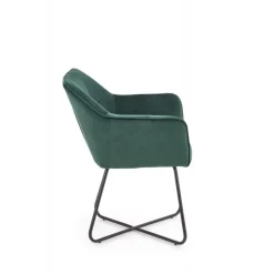 K377 Spisebordsstol - Mørkegrøn