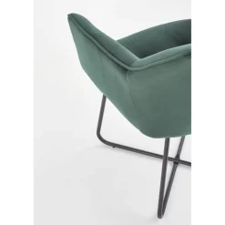 K377 Spisebordsstol - Mørkegrøn