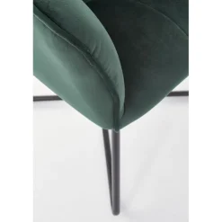 K377 Spisebordsstol - Mørkegrøn