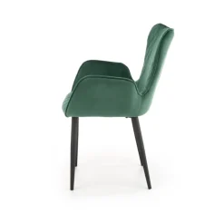 K427 Spisebordsstol - Mørkegrøn