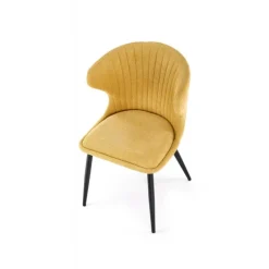 K496 Spisebordsstol - Sennepsgulsgul