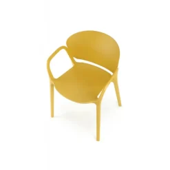 K491 Spisebordsstol - Sennepsgul