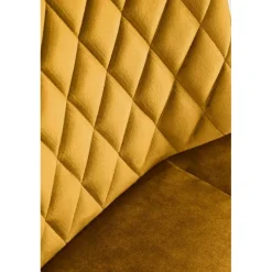 K520 Spisebordsstol - Sennepsgul / Sort