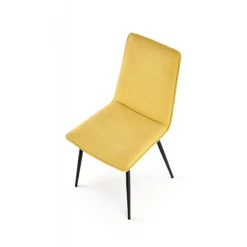 K493 Spisebordsstol - Sennepsgulsfarvet