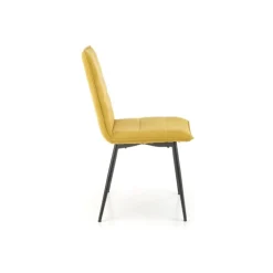 K493 Spisebordsstol - Sennepsgulsfarvet