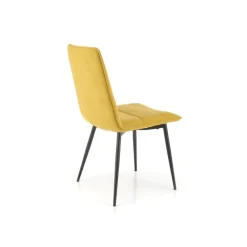 K493 Spisebordsstol - Sennepsgulsfarvet