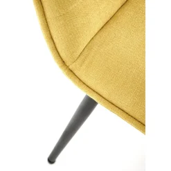 K493 Spisebordsstol - Sennepsgulsfarvet