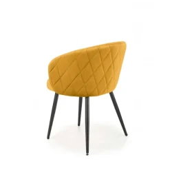 K430 Spisebordsstol - Sennepsgul