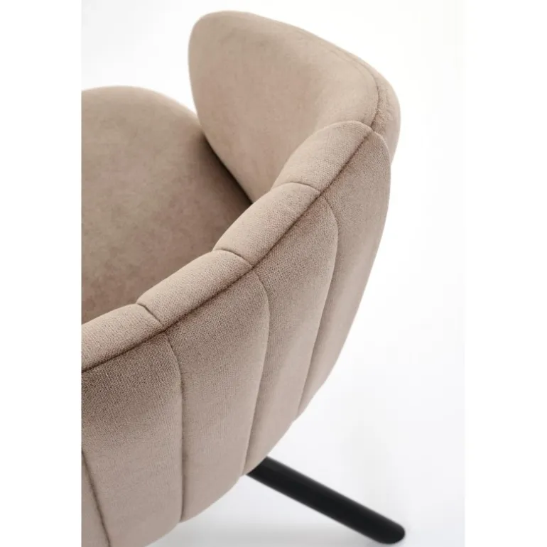 K533 Spisebordsstol - Sort / Cappuccino