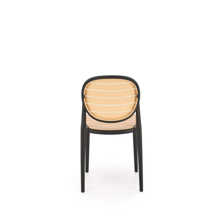 K529 Spisebordsstol - Sort / Naturlig