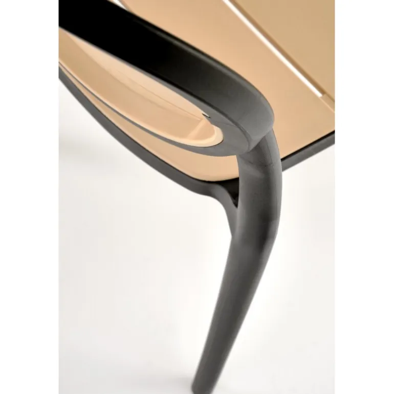 K529 Spisebordsstol - Sort / Naturlig