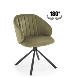 K533 Spisebordsstol - Sort / Oliven