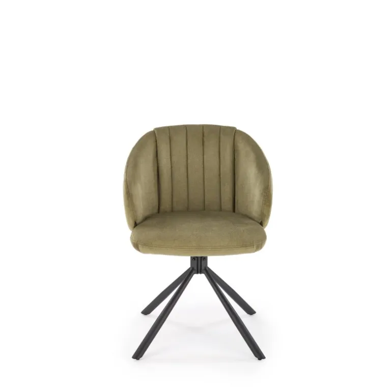 K533 Spisebordsstol - Sort / Oliven