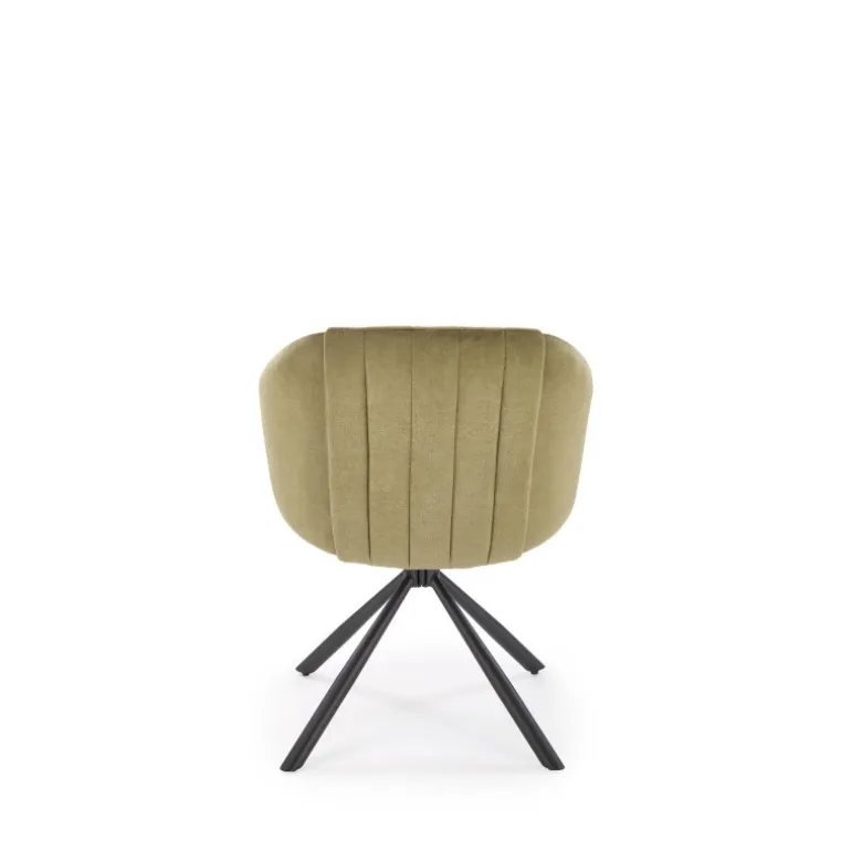 K533 Spisebordsstol - Sort / Oliven