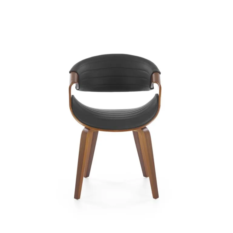 K544 Spisebordsstol - Sort / Valnød