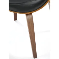 K544 Spisebordsstol - Sort / Valnød