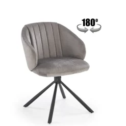 K533 Spisebordsstol - Sort/Grå